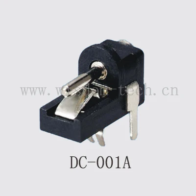 

Free shipping 100pcs/lot DC001A DC jack/power charging socket female pin1.0/1.3/1.7*O.D.3.5/3.5/4 connector