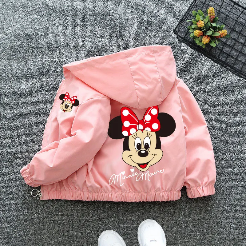 

Children's Mickey Jacket Cartoon Printing Kawaii Korean Version of Children's Jacket Thin Autumn Jacket 2021 Cute New Products