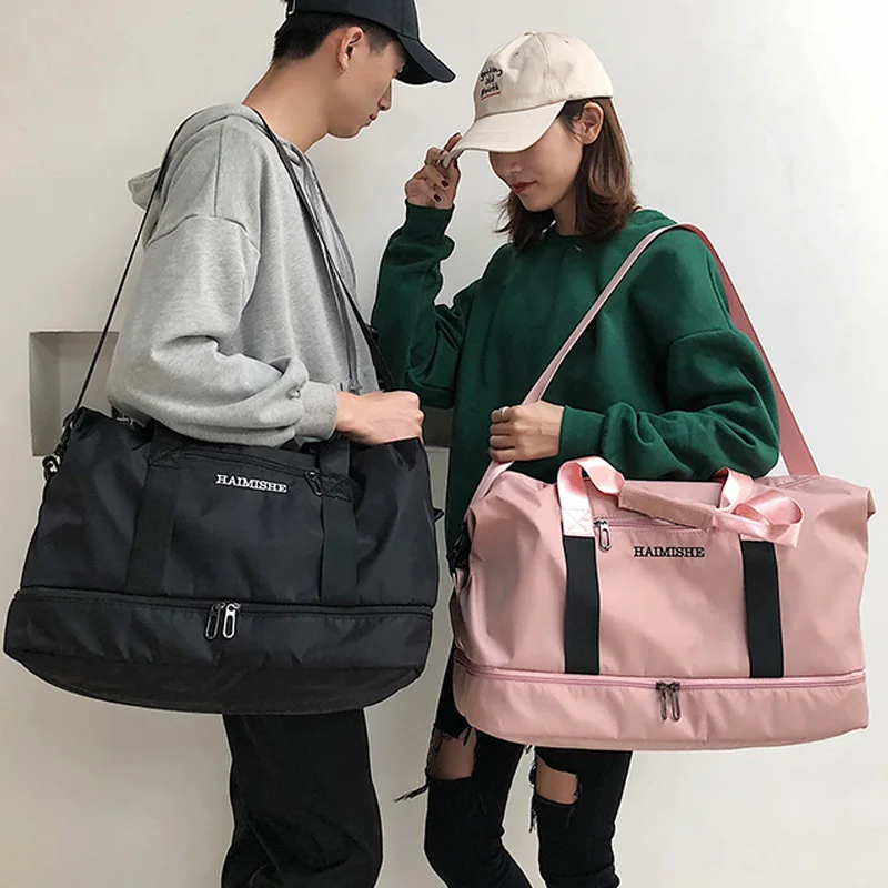 

ALLKACI Travel Bag Large Capacity Men Hand Luggage Travel Duffle Bags Weekend Bags Women Multifunctional Travel Bags Malas De 56