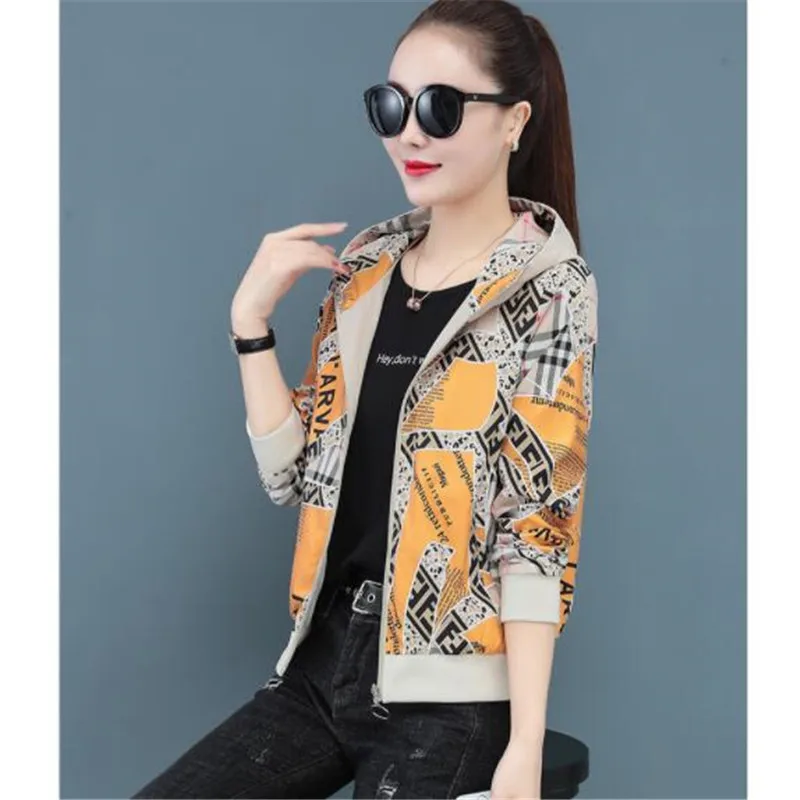 

Double-sided wear 2021 new sweater hoodie Plus size fashion jacket Women's camouflage slimming coat Cardigan zip sports top