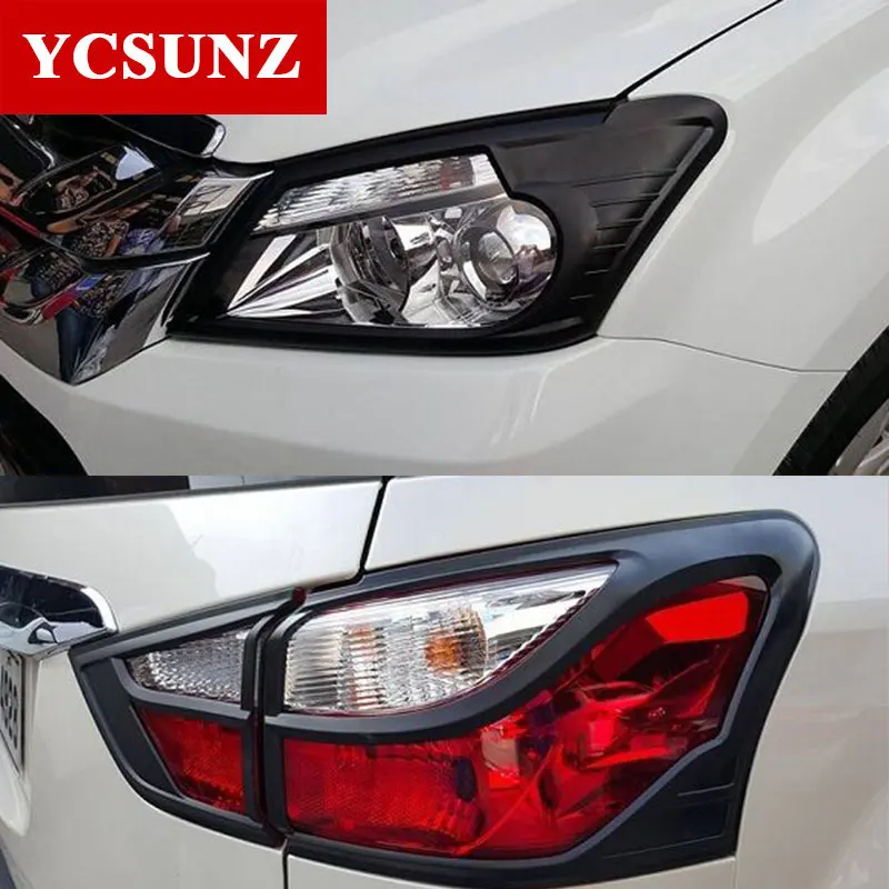 Чехол для задних огней Isuzu mux аксессуары из углеродного волокна стайлинга