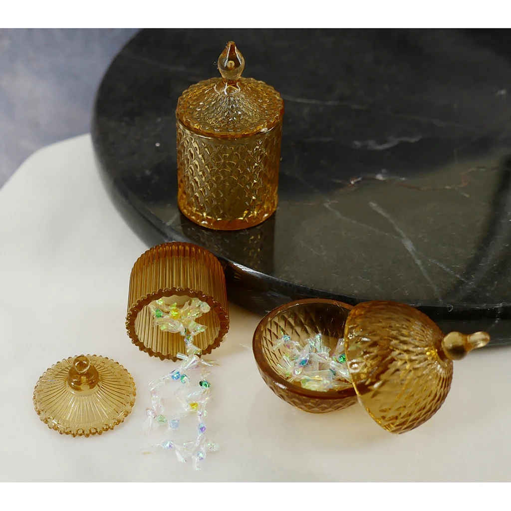 

6 Pieces 1:6 Scale Dollhouse Mini Candy Bottle Simulation Room Scenery Accs