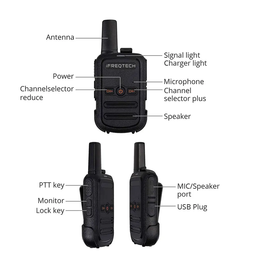 Портативная рация с большим радиусом действия подходит для MOTOROLA Talkabout TLKR T42 T40 |