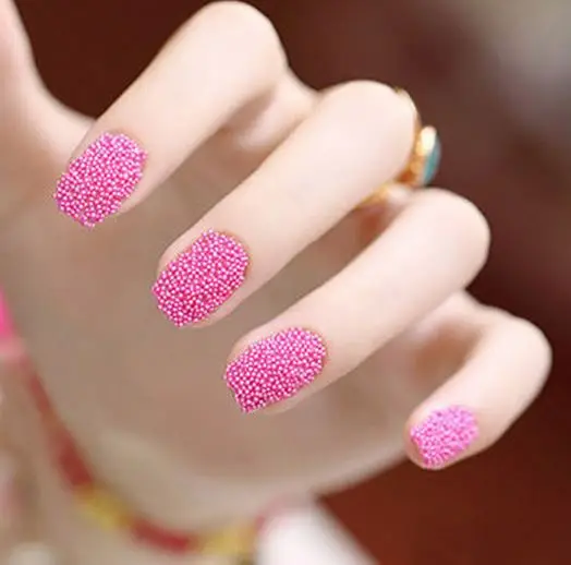 Модные украшение для ногтей лазерные отражающие шарики стеклянные бусины