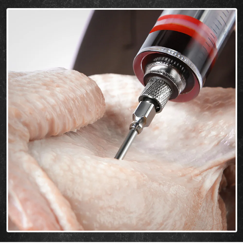 Ароматизатор шприц кулинарный для специй из нержавеющей стали кулинарные иглы