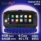 Автомобильный мультимедийный плеер NaviFly, 4 Гб + 64 ГБ Carplay DSP Android 10,0 API29 для BMW 7 серии E65 E66 2001  2008 с gps-навигацией