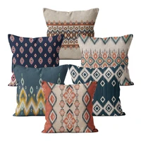 moroccan cushion cover 4040 45x45 boho home decor decorative ethnic green blue pillow case for sofa pillowcase decoration