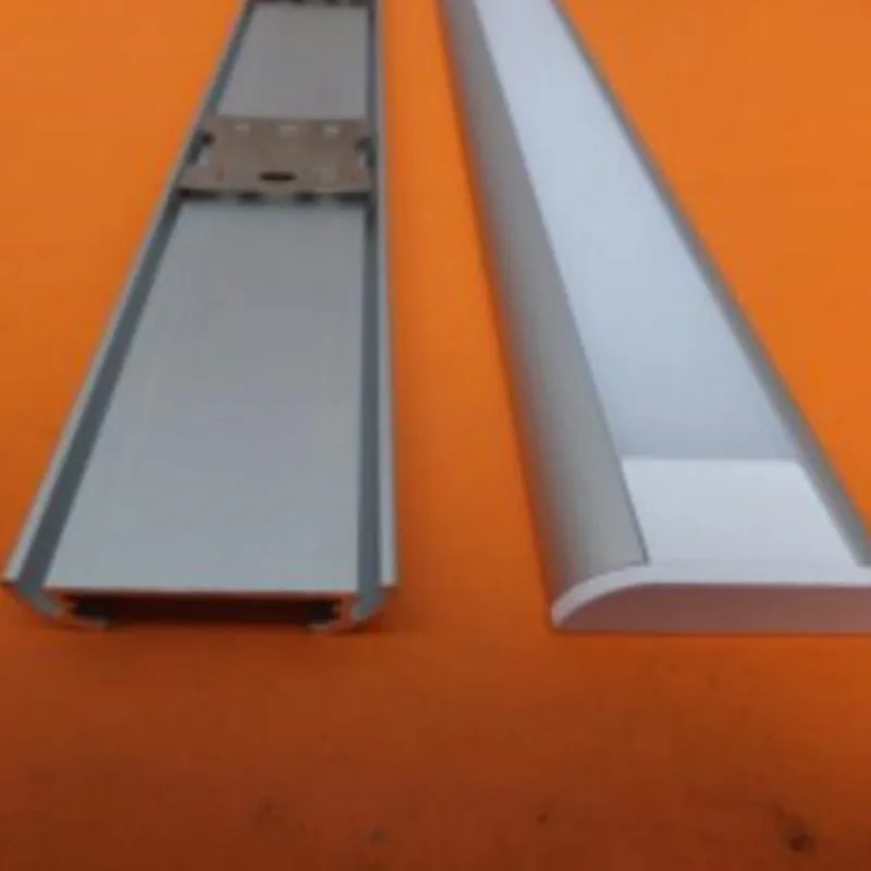 

Бесплатная доставка 30 м/партия СВЕТОДИОДНЫЙ алюминиевый профиль с заглушками и зажимами, 2 м за штуку алюминиевый корпус канала