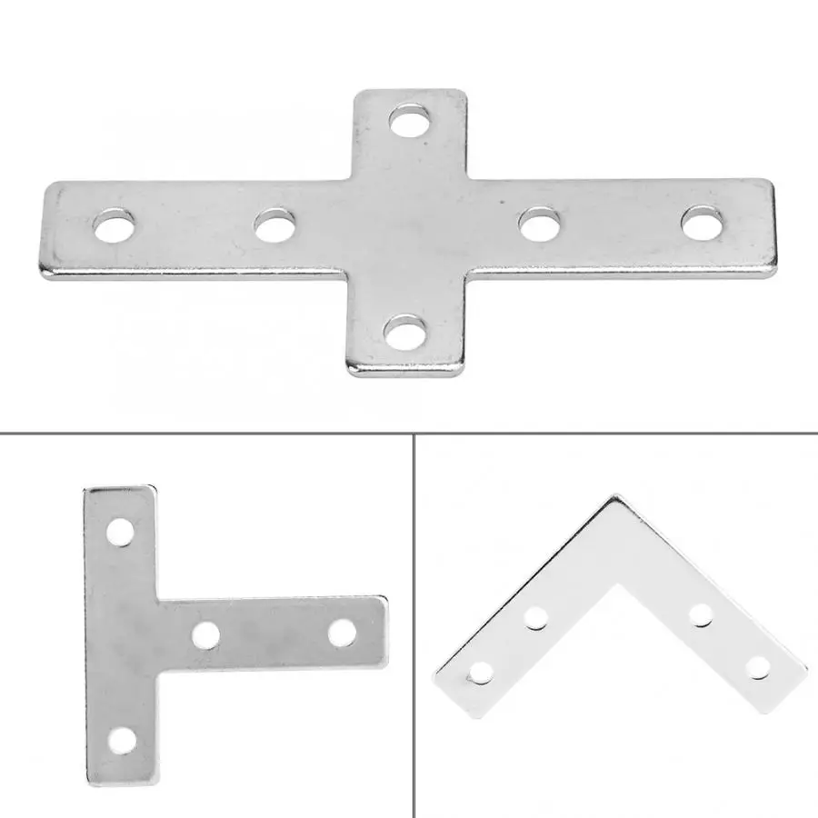 10 шт. алюминиевые профили Соединительная пластина из углеродистой стали