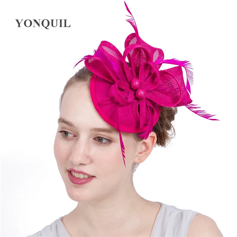 Элегантная шикарная Вуалетка головные уборы на заколке для невесты причудливые