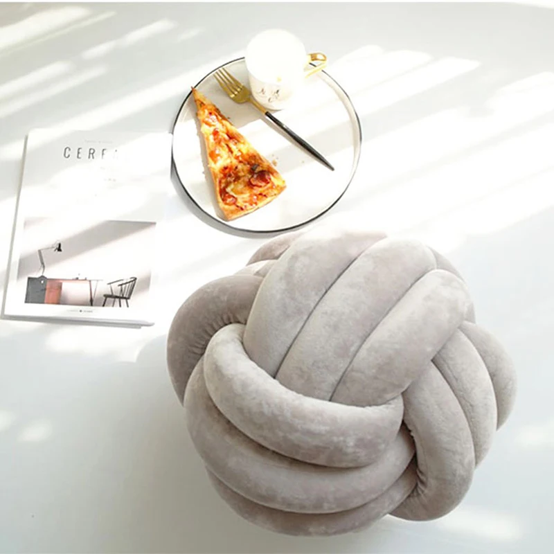 Детская подушка с узлом для мальчиков и девочек кровати украшение комнаты 20 см