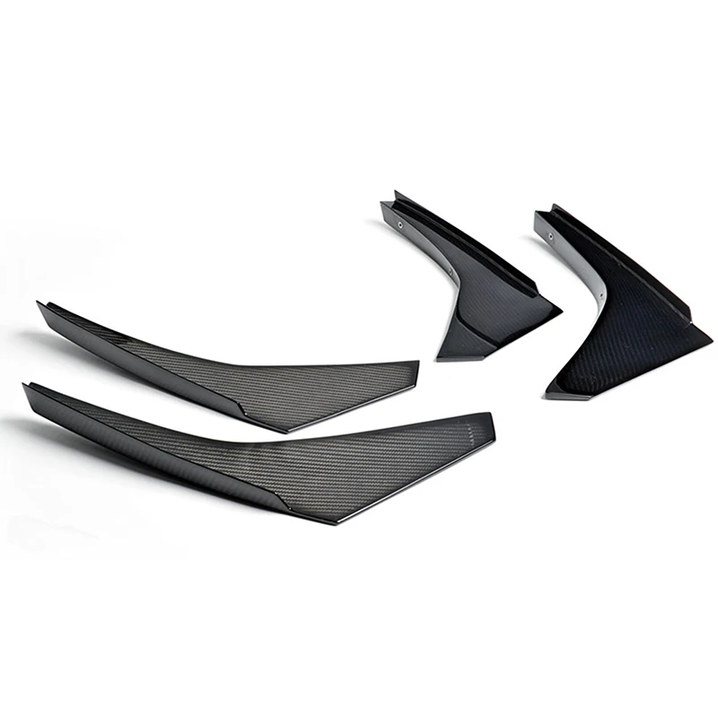 Carbon Fiber Front Bumper Canard 4 Pcs Fit For 2011-2014 R35 GTR DBA JDM Style Canards in stock | Автомобили и мотоциклы