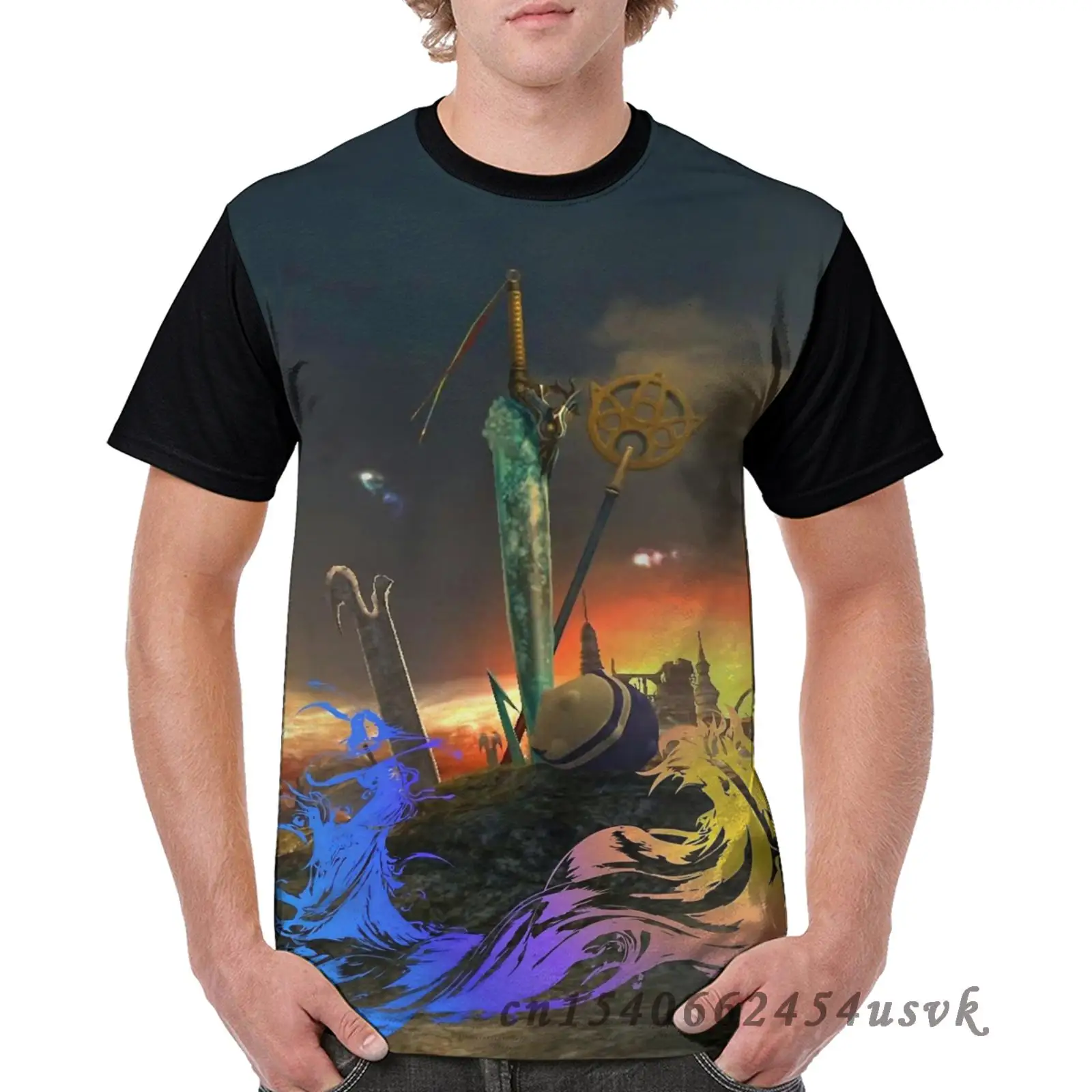 Забавный Графический Мужская футболка с рисунком футболки Final Fantasy X это моя