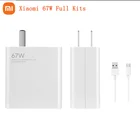 Набор для быстрой зарядки Xiaomi Mi 67 Вт, оригинальный Xiaomi 11 Pro и Xiaomi 11 Ultra, полностью заряженный на 36 минут для ноутбука air 13,3