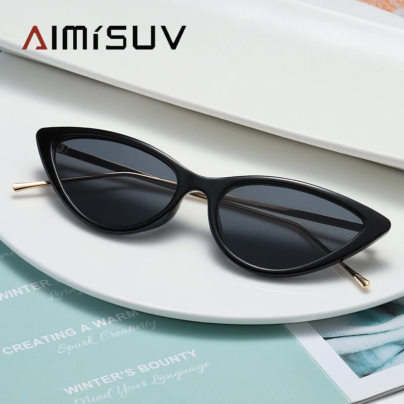 

Модные женские солнцезащитные очки AIMISUV Cateye 2022, антибликовые солнцезащитные очки для вождения, роскошные Брендовые женские очки с защитой ...