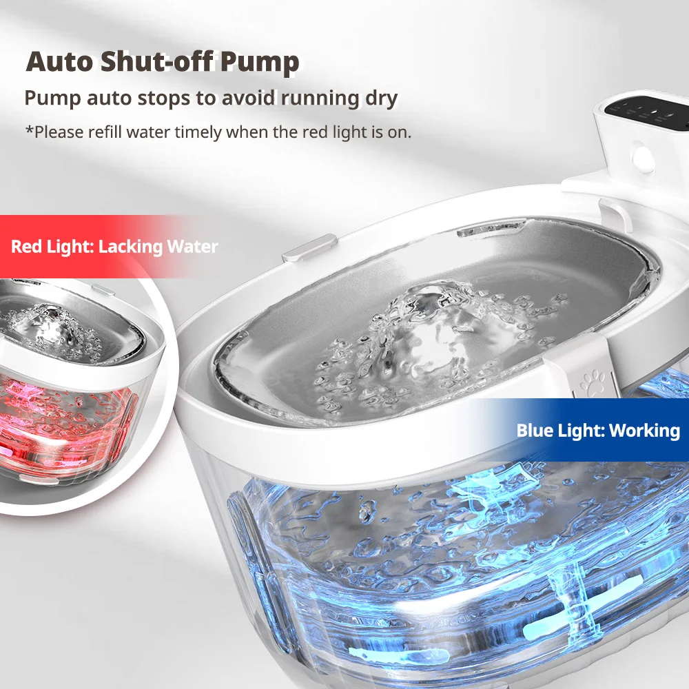 Поилка-фонтан для кошек с датчиком движения из нержавеющей стали | Дом и сад