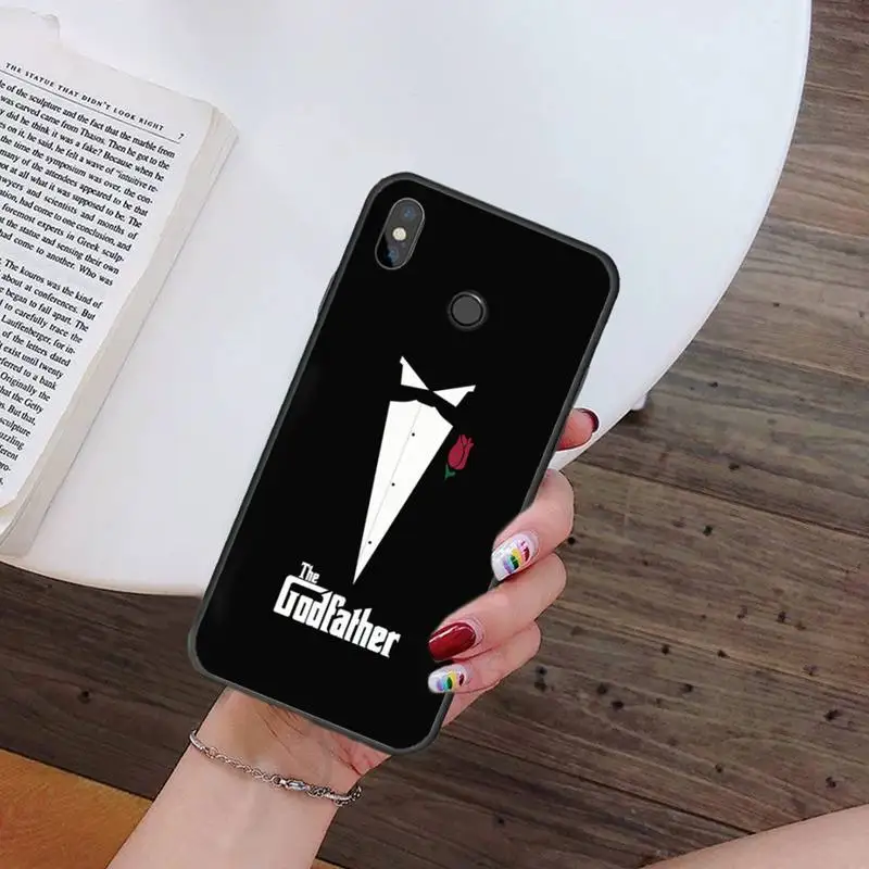

The Godfather Movie Italian Mafia Phone Case For Xiaomi Redmi mi note max 3 5 6 8 9 10 t S SE lite pro Soft Silicone Shell Cover