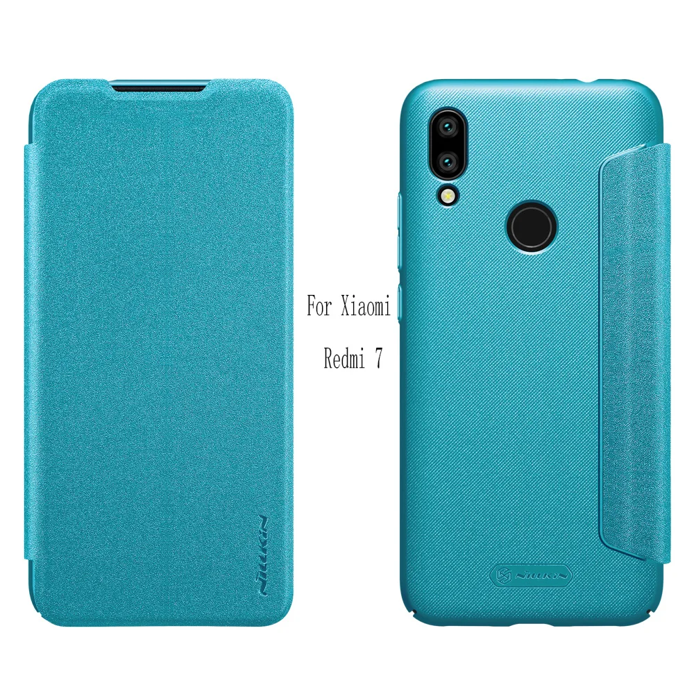 Чехол-книжка NILLKIN для xiaomi redmi note 8 Pro k20 7/4 блестящий из искусственной кожи |