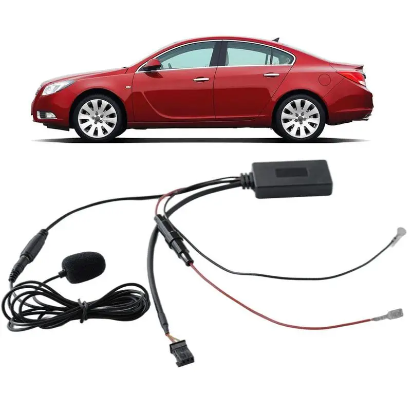 

For Mercedes E/CLS/SLK 2004-2008 with Comand System Input Adaptor Microphone Cable Black Color