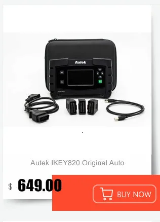 Autek IKEY820 обд 2 Программатор авто 41/5000 полный пакет с лицензиями Toyota и GM OBD2 Программатор ключей инструмент