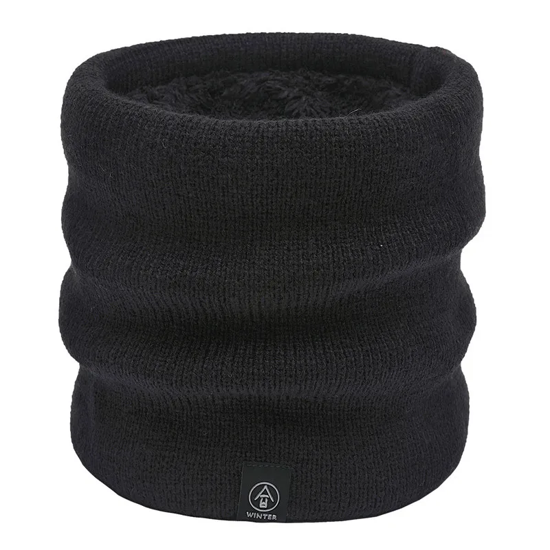 Unisex Plus Velvet Winter Scarf Boys Girls Women Men Thick Elastic Muffler Knitted Children Autumn Baby | Детская одежда и обувь