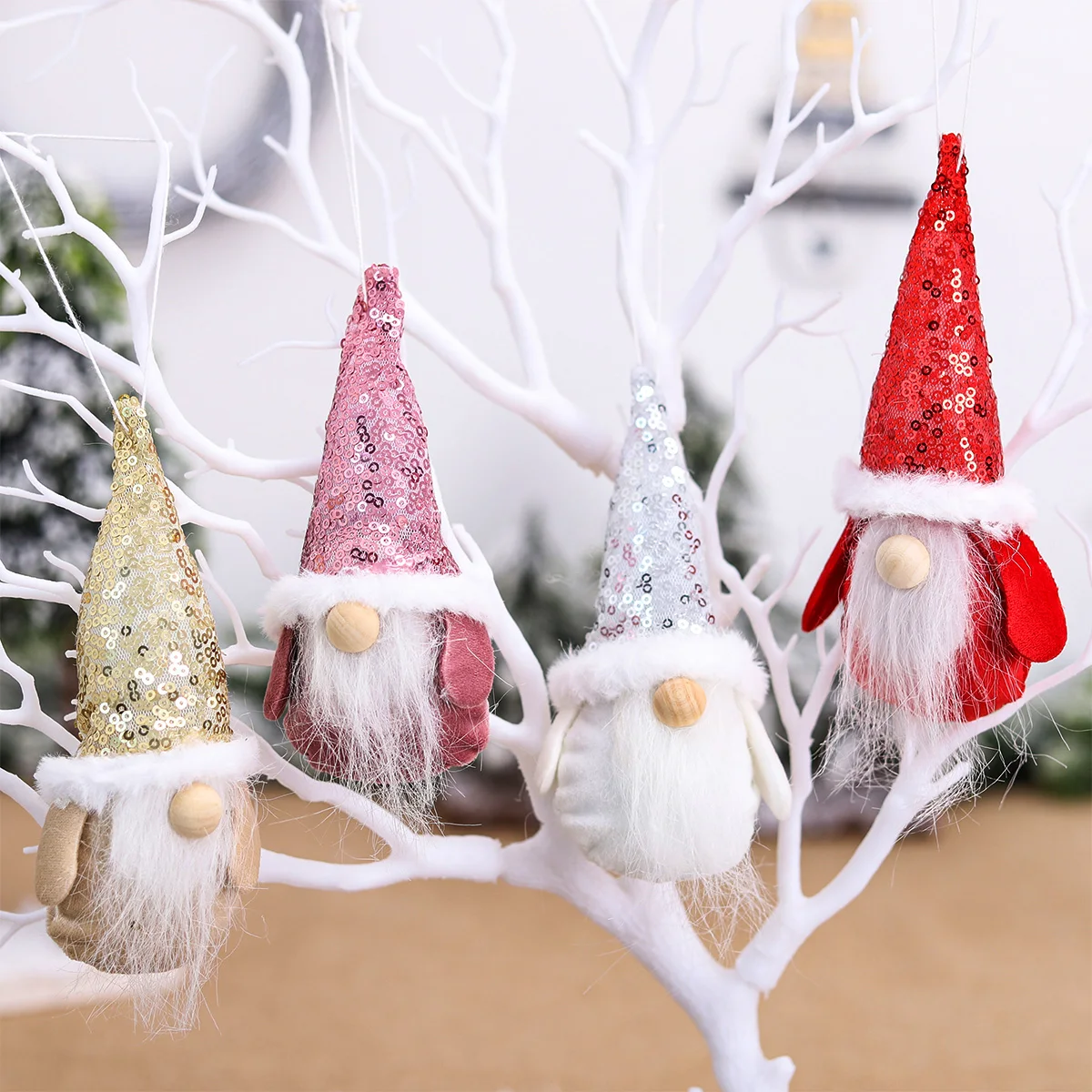

Xmas Sequins Faceless Doll Christmas Ornament Merry Christmas Decorations For Home Cristmas Tree Decor 2021 Navidad Xmas Gift