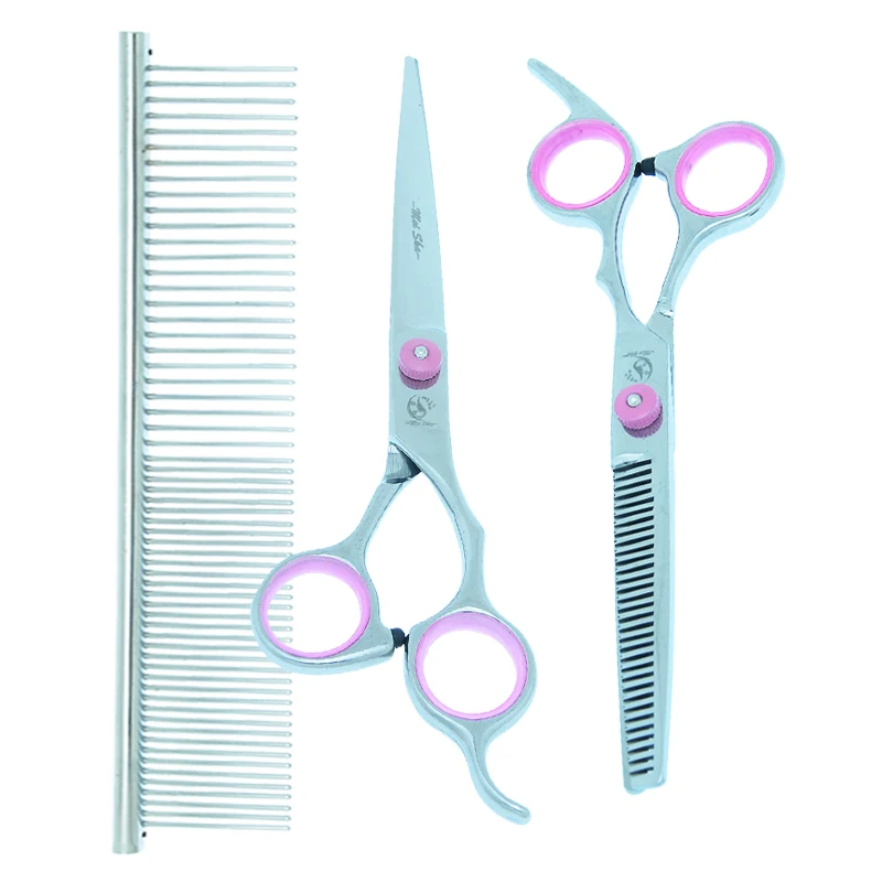Meisha 7 дюймов Pet изогнутые ножницы Уход за лошадьми японский Сталь собака