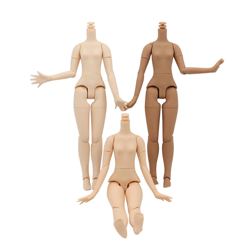 Шарнирное тело 21 см для 30 1/6 Blyth icy BJD с маленькой грудью белая натуральная темная