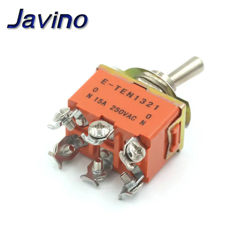 

Выключатель питания, 6pin ON-ON 12 мм, 15A, 250 В, AC