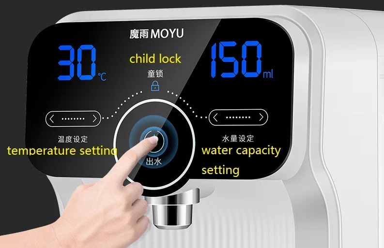 Smart Drinking water machine small instant desktop water purifier, direct drinking hot water for tea bar,water dispencer gallon