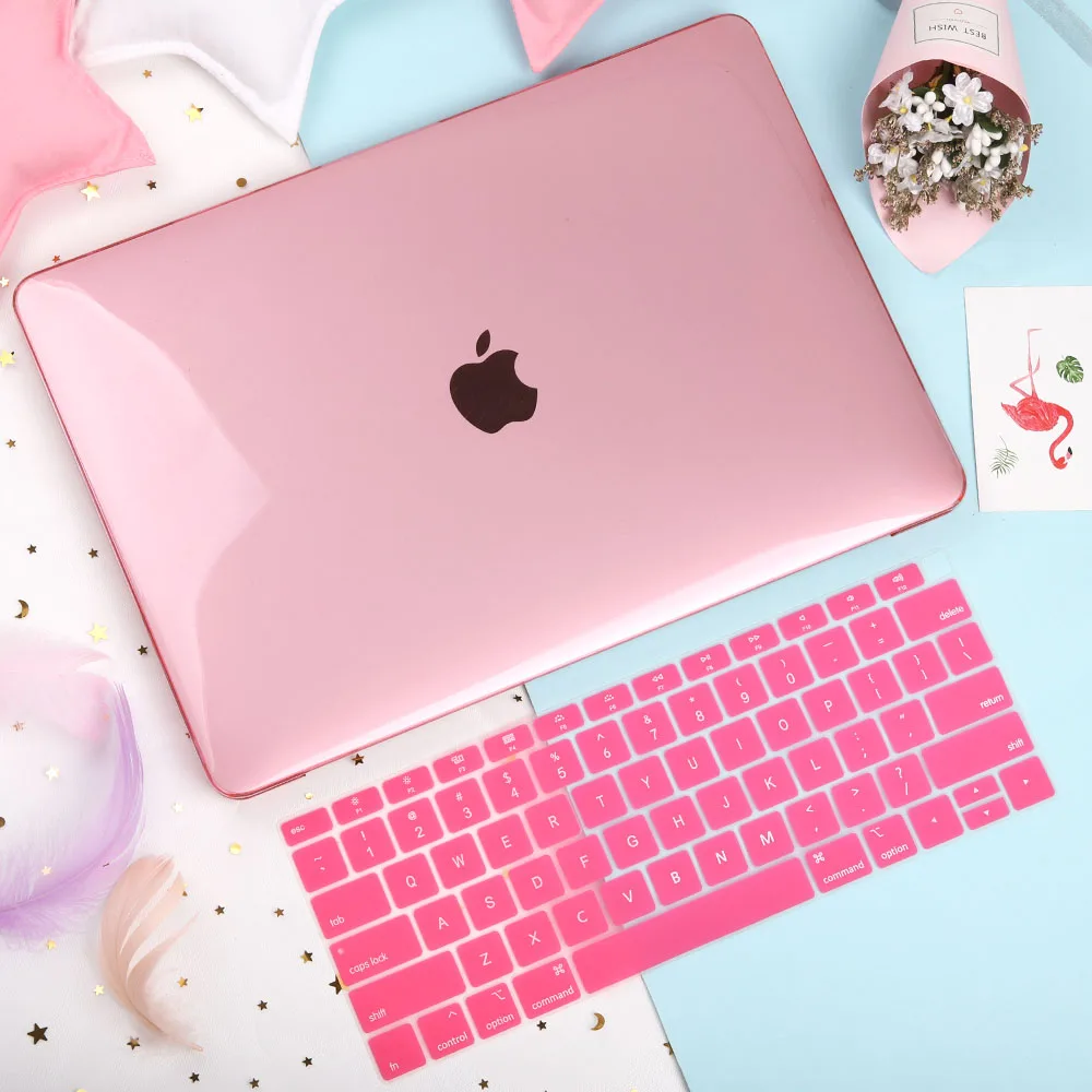 Чехол для ноутбука Apple MacBook Air 13 дюймов A1932 для нового Mac book Pro 13,3 15,4 Touch bar A2159 прозрачный пластиковый жесткий корпус