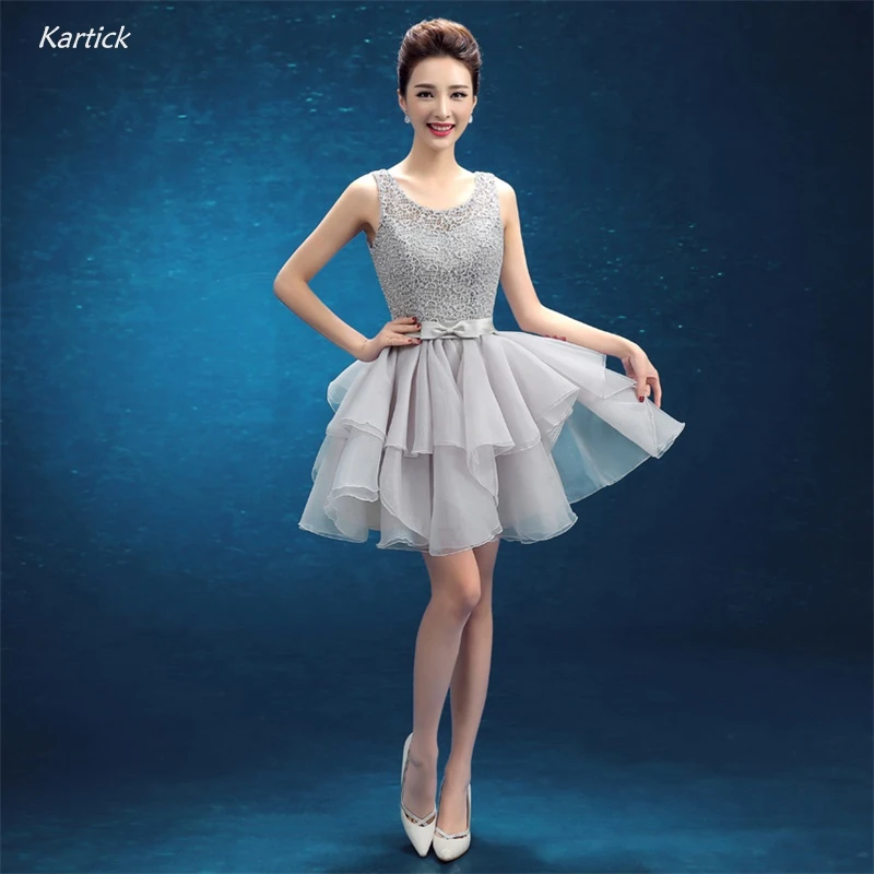 Брендовые Новые вечерние платья платье невесты с бантом Гламурное Короткое