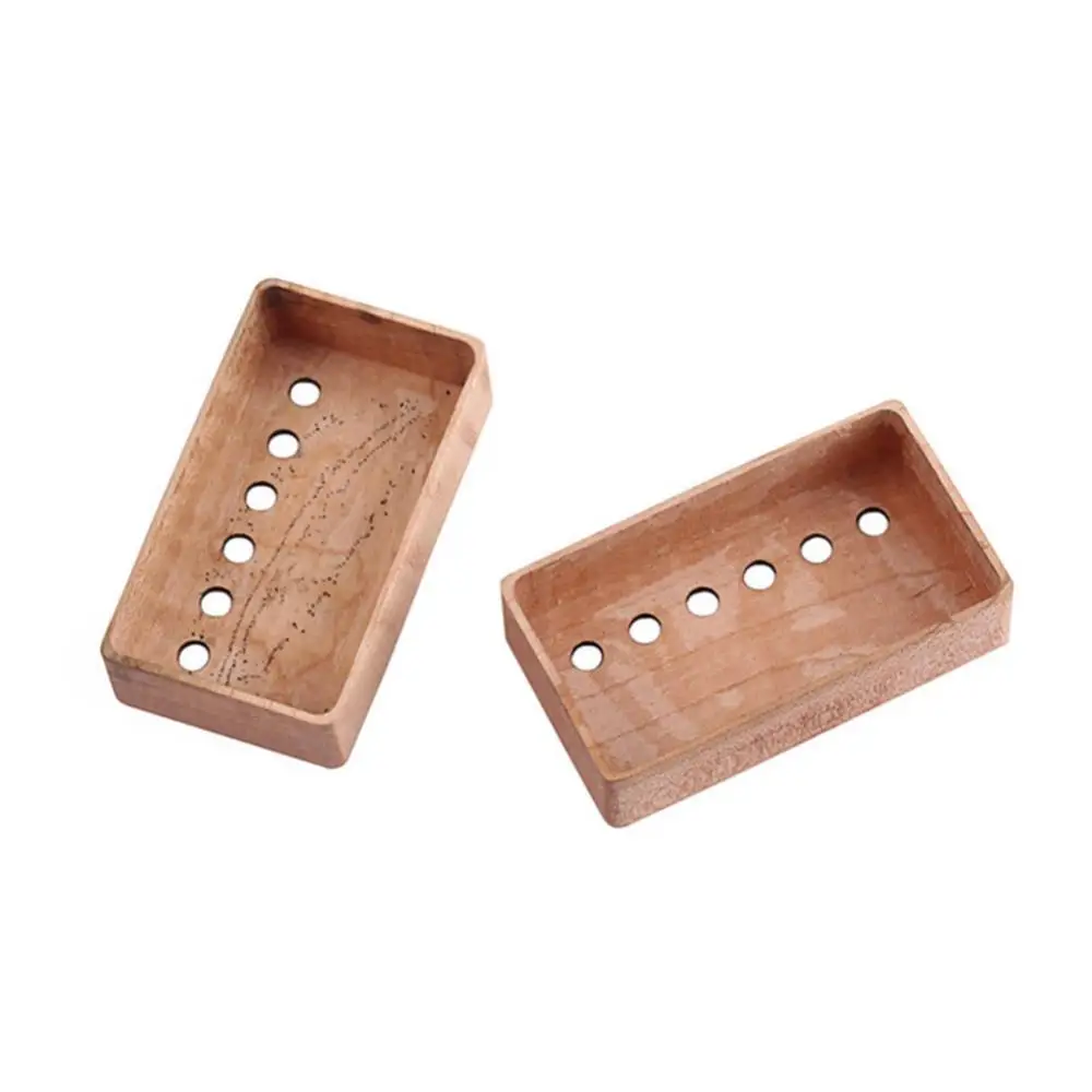 

2Pcs Maple Wooden Electric Guitar Accessories Pickup Cover Replacement Parts