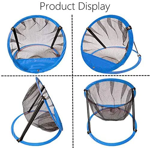 Satin Al 3 Adet Golf Yonga Uygulama Net Ile Katlanabilir Köpük Topları Kauçuk Tee Salıncak Uygulama Koyarak Hedef Ağları Kapalı Açık Arka Bahçe