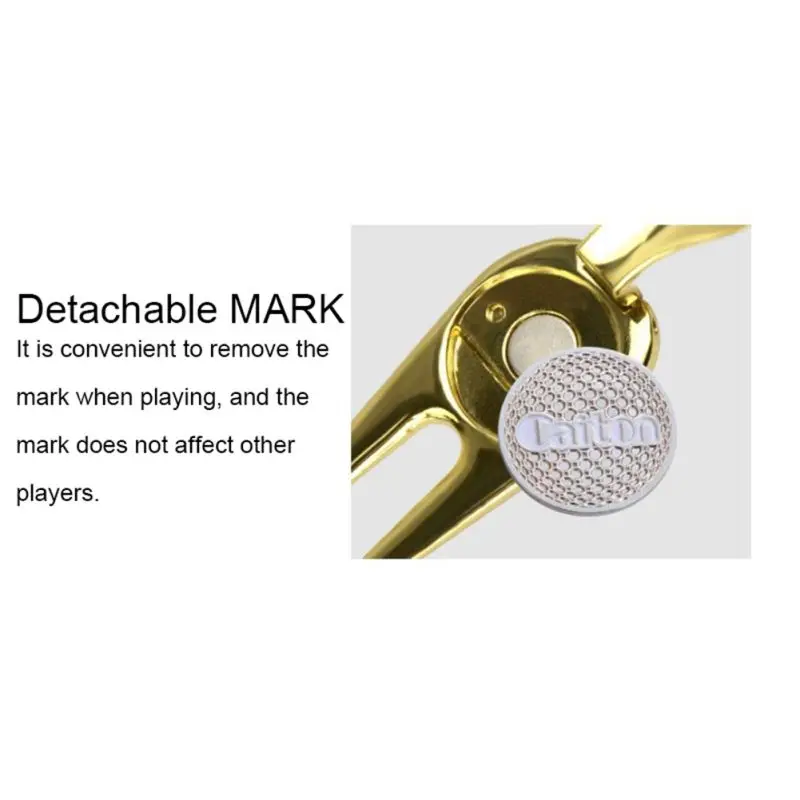 Golf Divot инструмент для ремонта Портативный Складной Съемный шаг очиститель вил