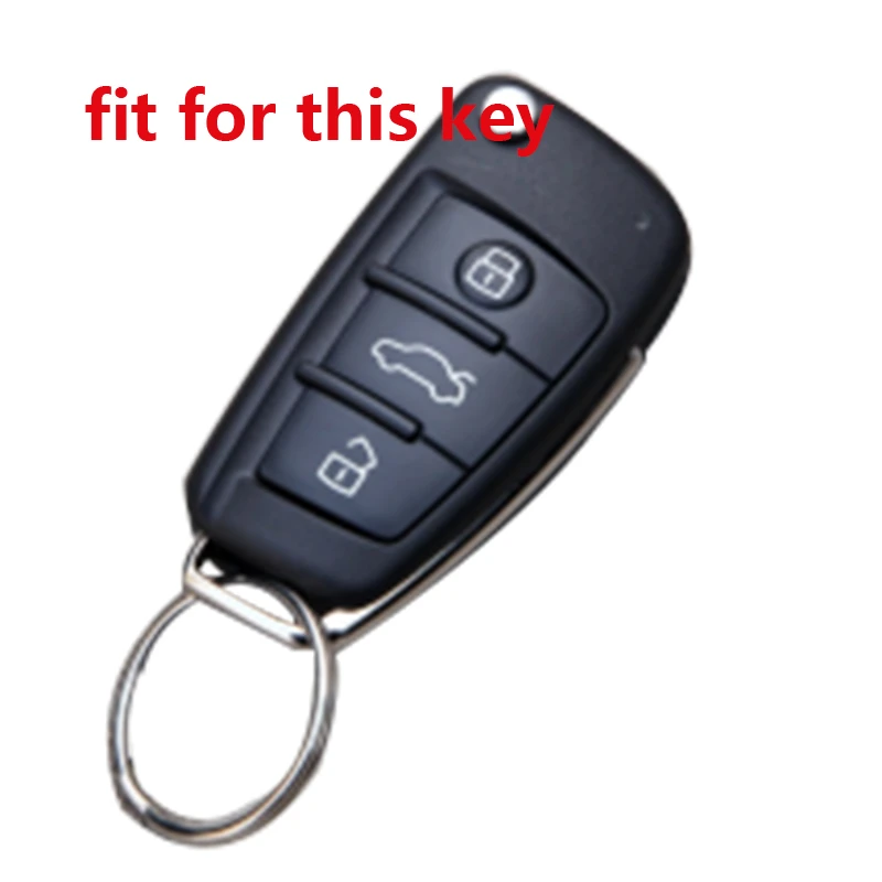 Чехол для автомобильного ключа чехол брелок Audi A3 Q2L Q3 S3 RS3 A4 A6 A6L A8 Q7 A5 Q5 C6 B6 B7 B8 80 A2 из