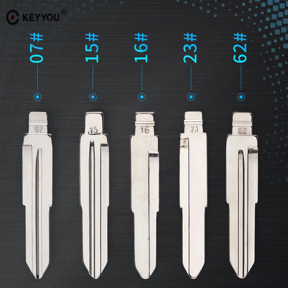 

Лезвие для ключа KEYYOU 10x Car дистанционный ключ заготовка для Mitsubishi ASX GRANDIS Outlander, LANCER-EX MIT11 R #07 15 16 23 62 # KD