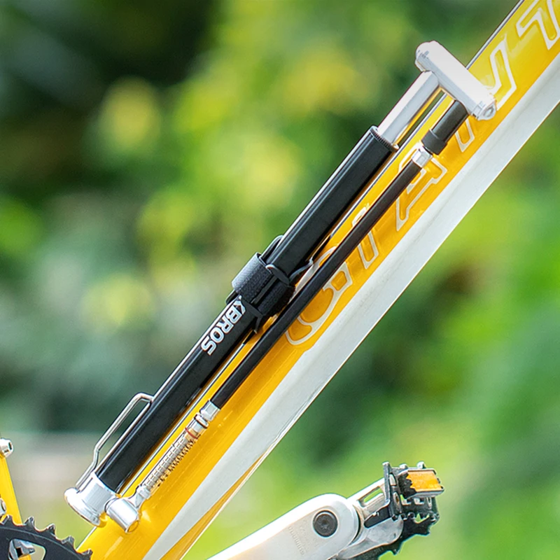 ROCKBROS велосипедный ручной воздушный насос шланг Давление манометром велосипеды