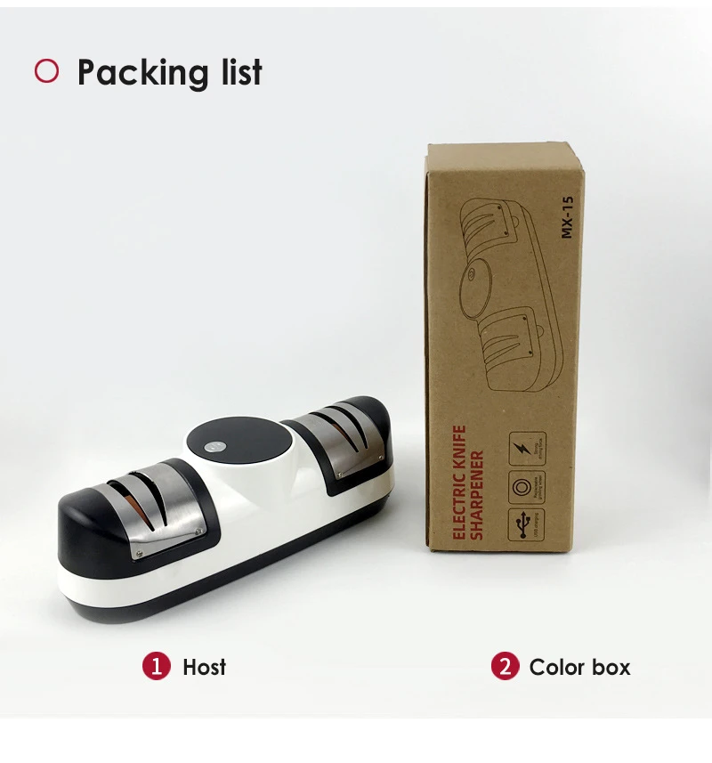 

Professional Electric Kitchen Knife Sharpener Baterry Recharge Sharpening Stone Tool Sharpener For Scissor Kitchen Cutter