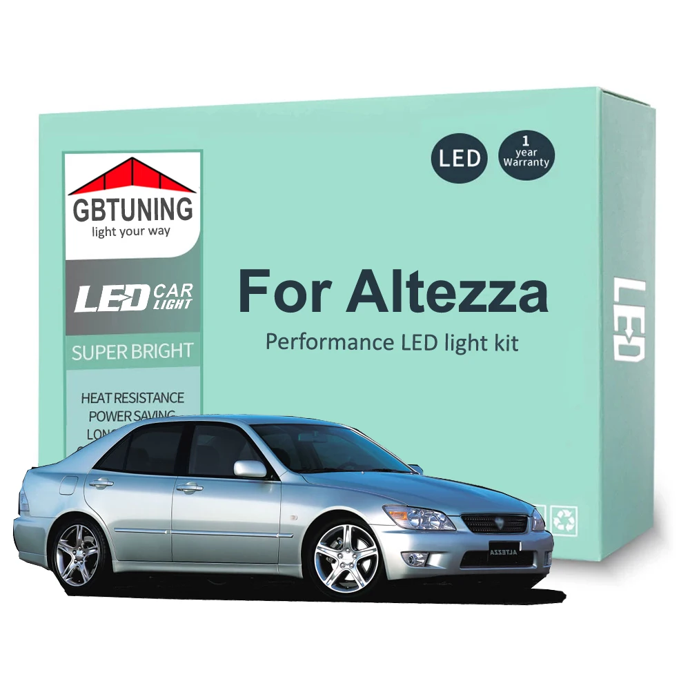 13 светодиодный т. светодиодные лампы для салона Toyota Altezza 1998-2000 2001 2002 2003 2004 2005 |