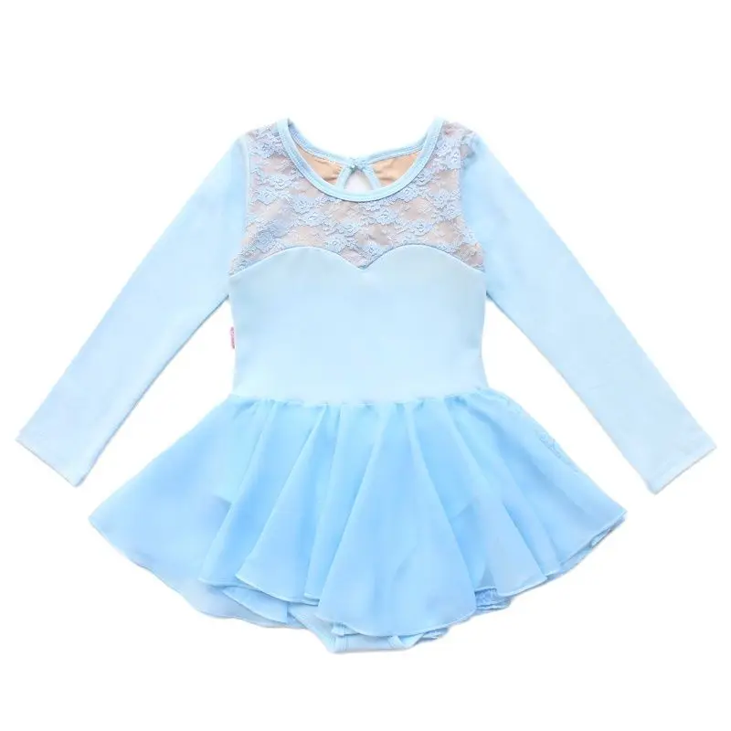 Kids Professional Ballet Tutu Dress Long Sleeve Dance Class Gymnastics Leotard for Girls | Тематическая одежда и униформа