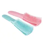 ЗеленаяРозовая щетка для волос, массажная Расческа для кожи головы, Женская расческа для волос, расческа для парикмахерских салонов, уход за здоровьем, Уменьшение усталости
