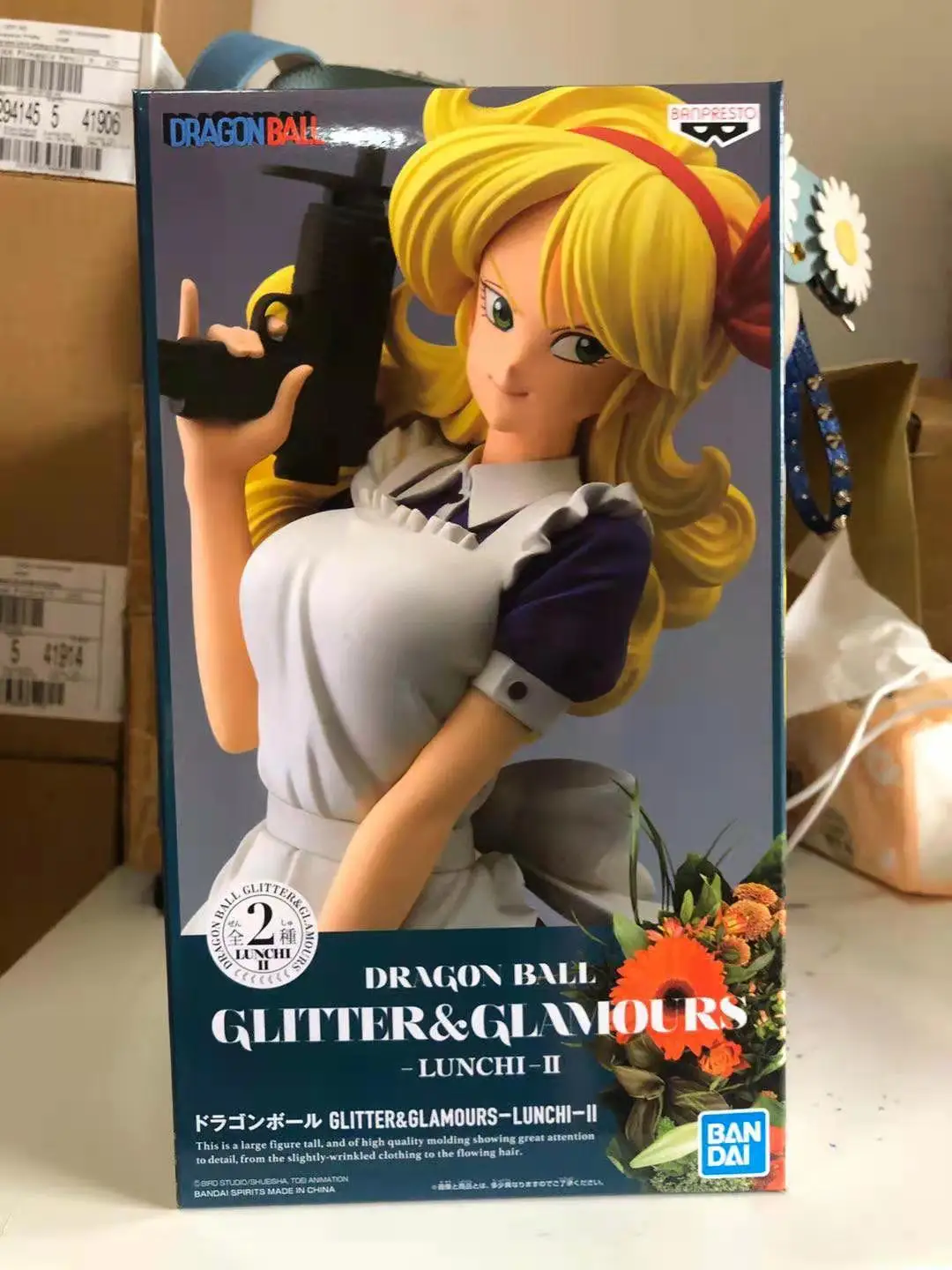 

Original Banpresto DBZ Glitter&Glamours GG Lanch Action Figure Model Anime Figurals Brinquedos Anime Figurine