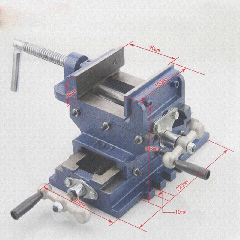 Портативные 3 дюймовые крестовые тиски затягивают дерево металл пластик и т.