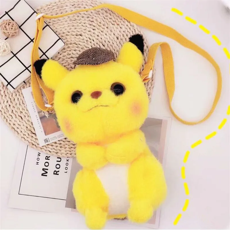 Горячая новинка Покемон из японского аниме сумка мессенджер детектива Пикачу на