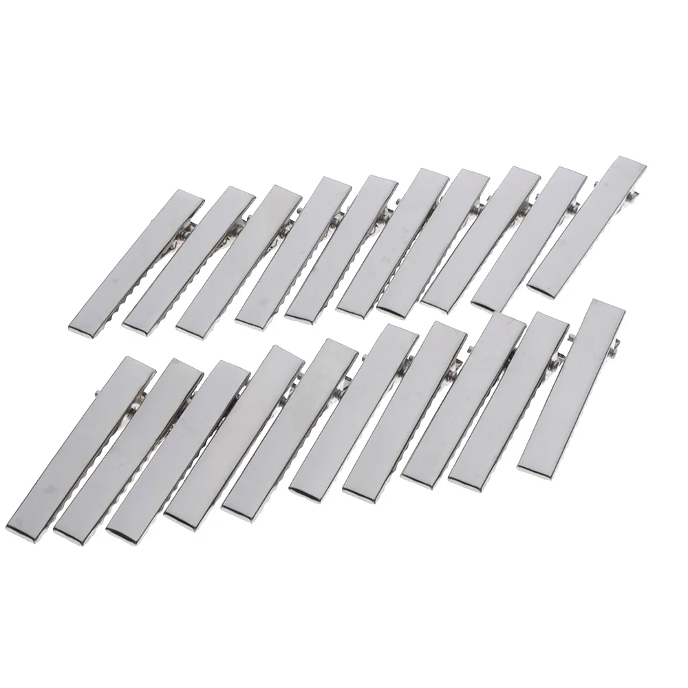

50pcs/lot Metal Crocodile Clips Cable Lead Testing Metal Alligator Clips Clamps Hair Clips Hairpins DIY Hair Accessories