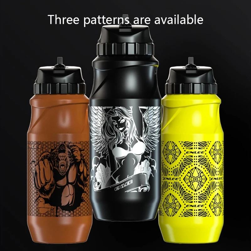 

Велосипедная бутылка для воды, 650 мл, для спорта на открытом воздухе, не содержит Бисфенол А, пластиковая горная тыква, велосипедный чайник, С...