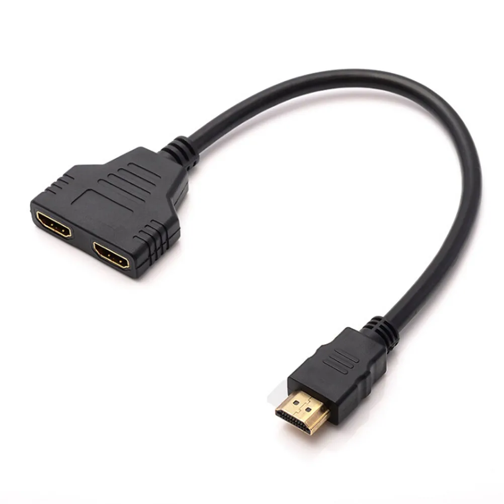 1080P 2 порта видео кабель HDMI переключатель разветвитель 1 в Выход штекер к Женский