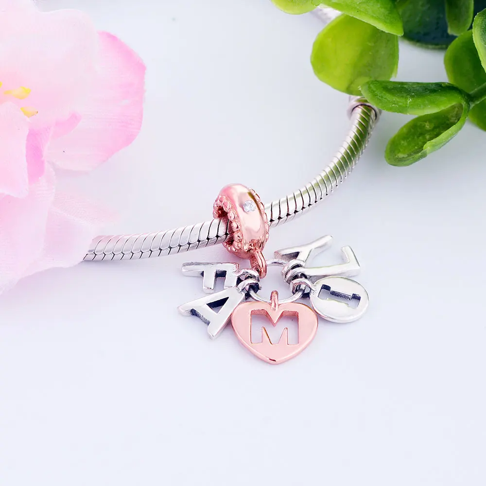 Шарм-браслет из серебра 2019 пробы на день матери | Украшения и аксессуары