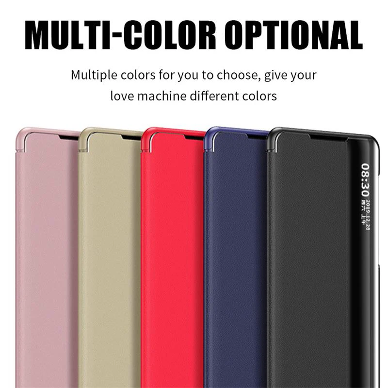 

Smart View Leather Flip Case For Xiaomi Redmi Note 9 9S 8 Pro 8T 7 6 5 Stand Phone Cover On Xiomi Redmi 9 9A 9C 8 8A 7 7A Fundas